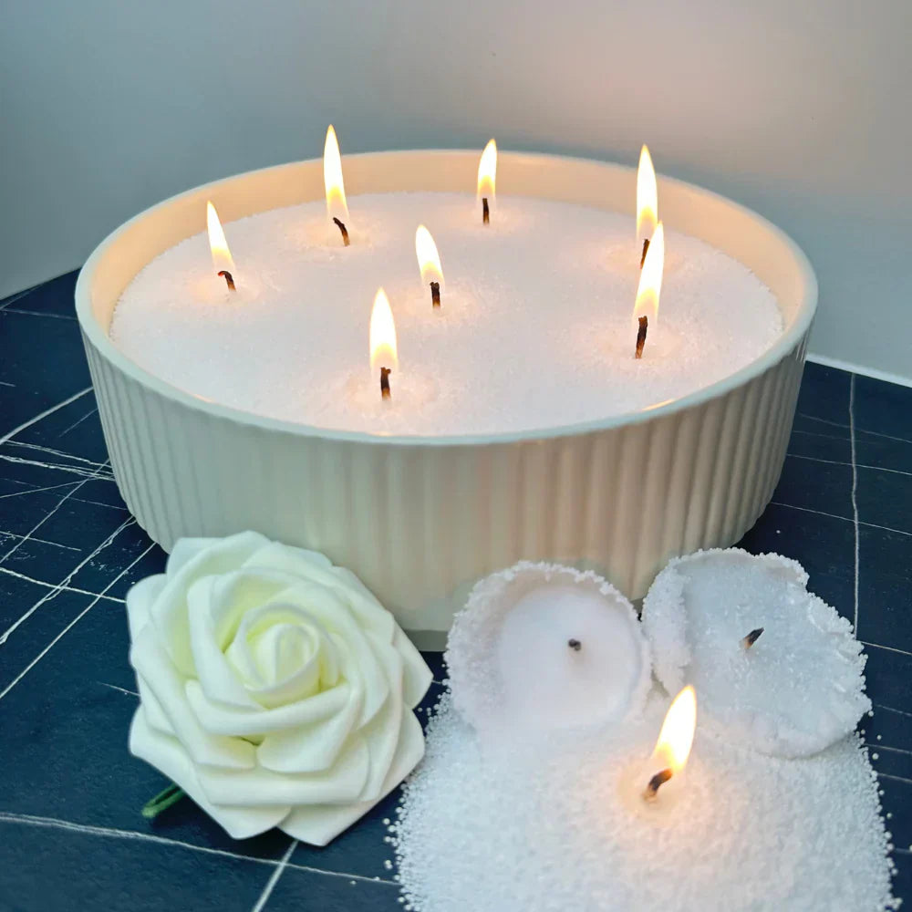 Pearl wax candle 5KG.