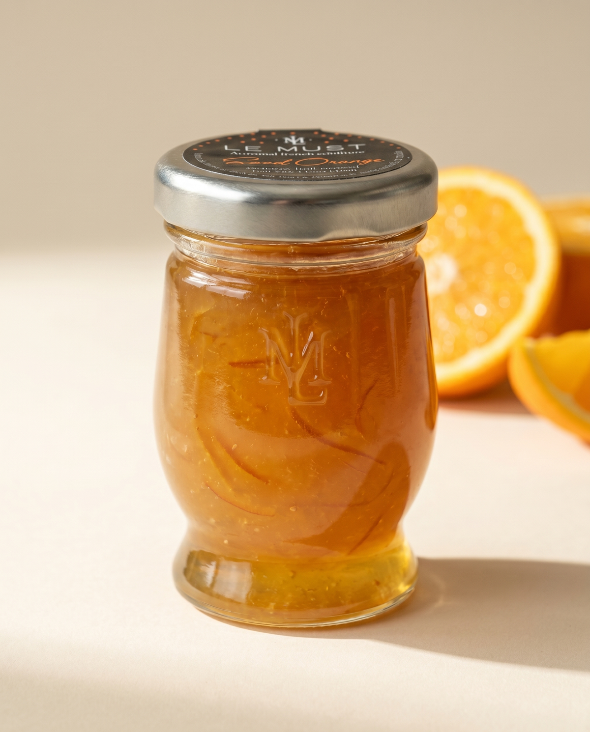 Le Must Deluxe Organic Orange Marmalade, 45 grams, with fresh oranges