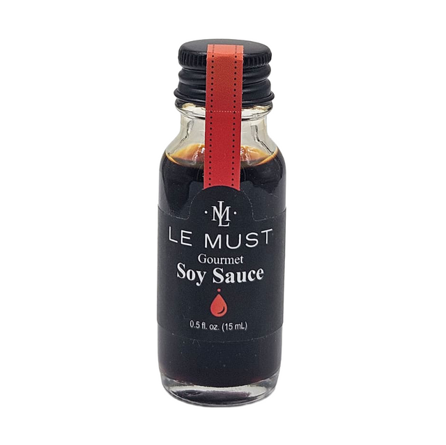 Le Must Gourmet Soy Sauce, 15 ml, mini glass bottle