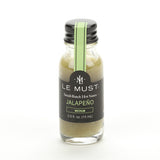 Le Must Jalapeño Hot Sauce, 15 ml, glass bottle, front view