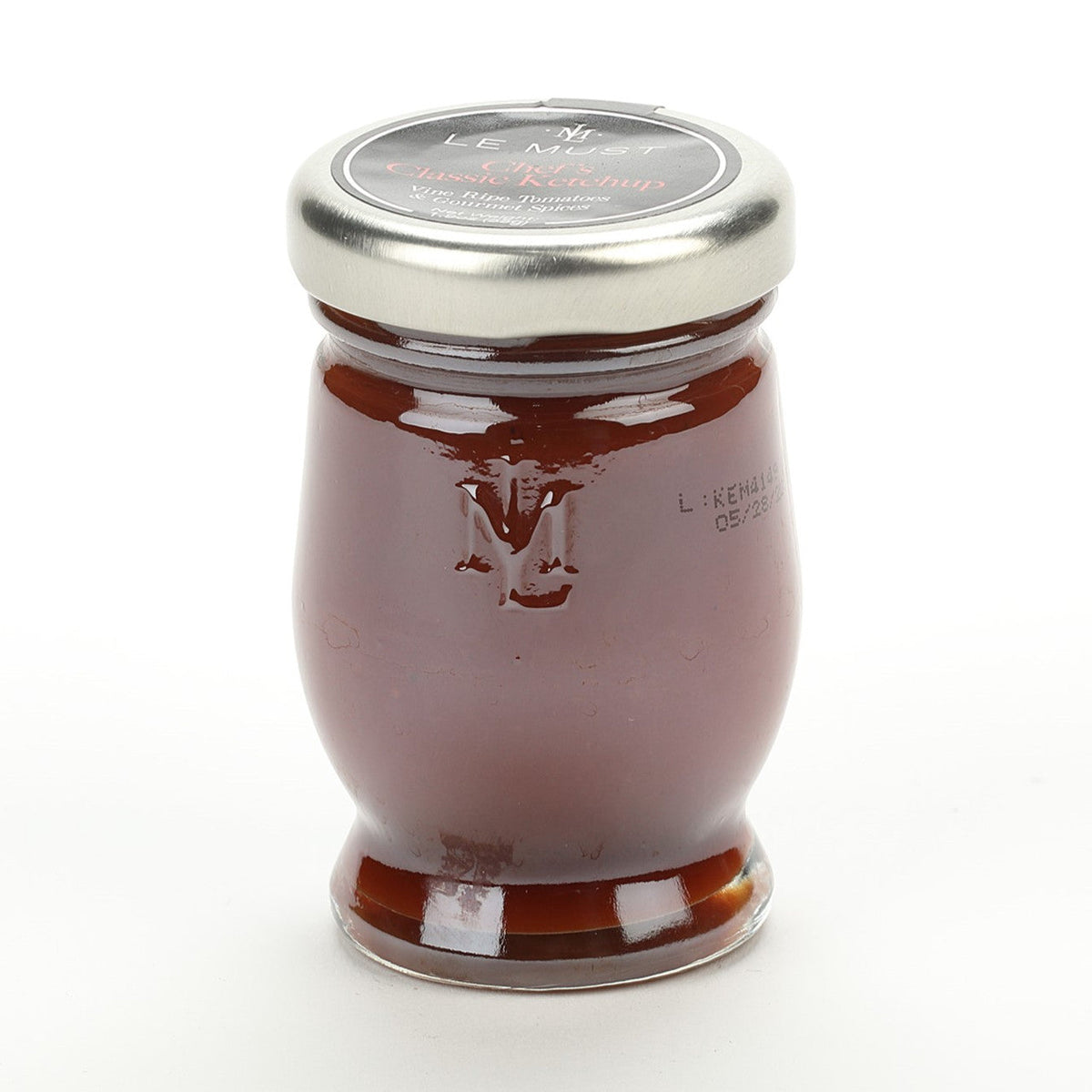 Le Must Deluxe Natural Ketchup, 55 grams, three-quarter view