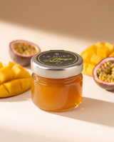 Le Must Premium Mango Passion Fruit Jam, 30 grams, closed jar