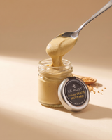 Le Must Premium Organic Dijon Mustard, 33 grams, open jar